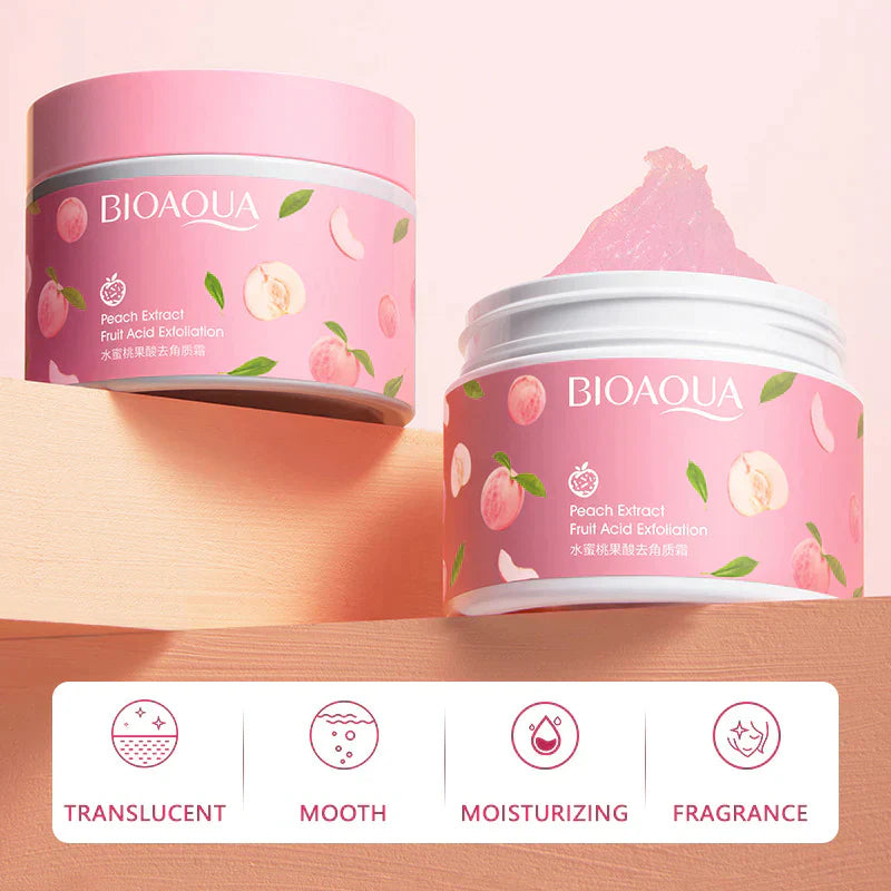 BIOAQUA PEACH EXTRACT FRUIT ACID EXFOLIATING FACE GEL CREAM KOREAN BODY EXFOLIATING GEL [INSTANT WHITENING]