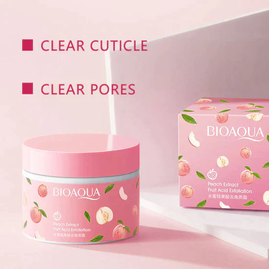 BIOAQUA PEACH EXTRACT FRUIT ACID EXFOLIATING FACE GEL CREAM KOREAN BODY EXFOLIATING GEL [INSTANT WHITENING]